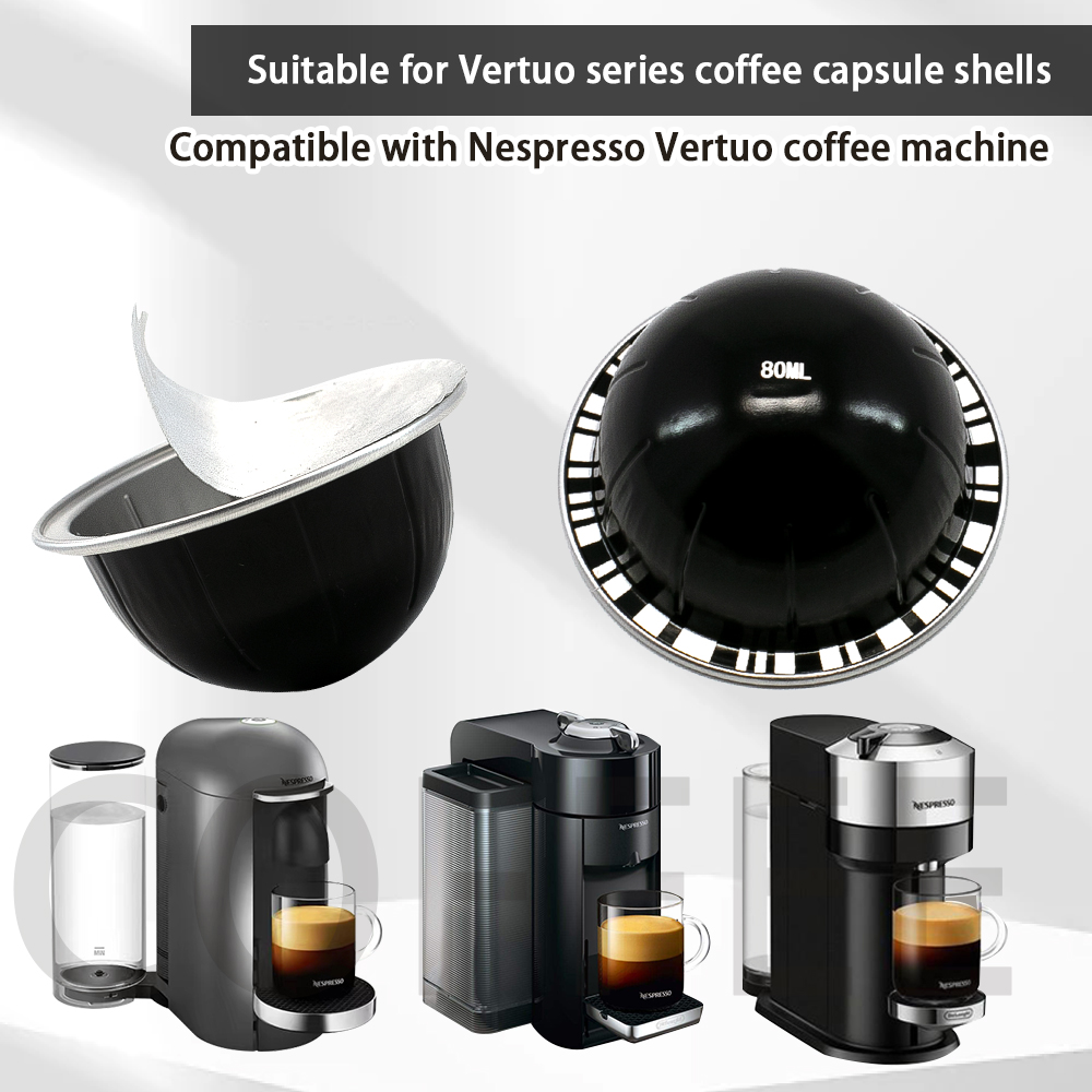 Coffee Equipment Used - Wiederverwendbare Kaffeekapsel-Schalen für Kapselkaffemaschinen der Vertuo
