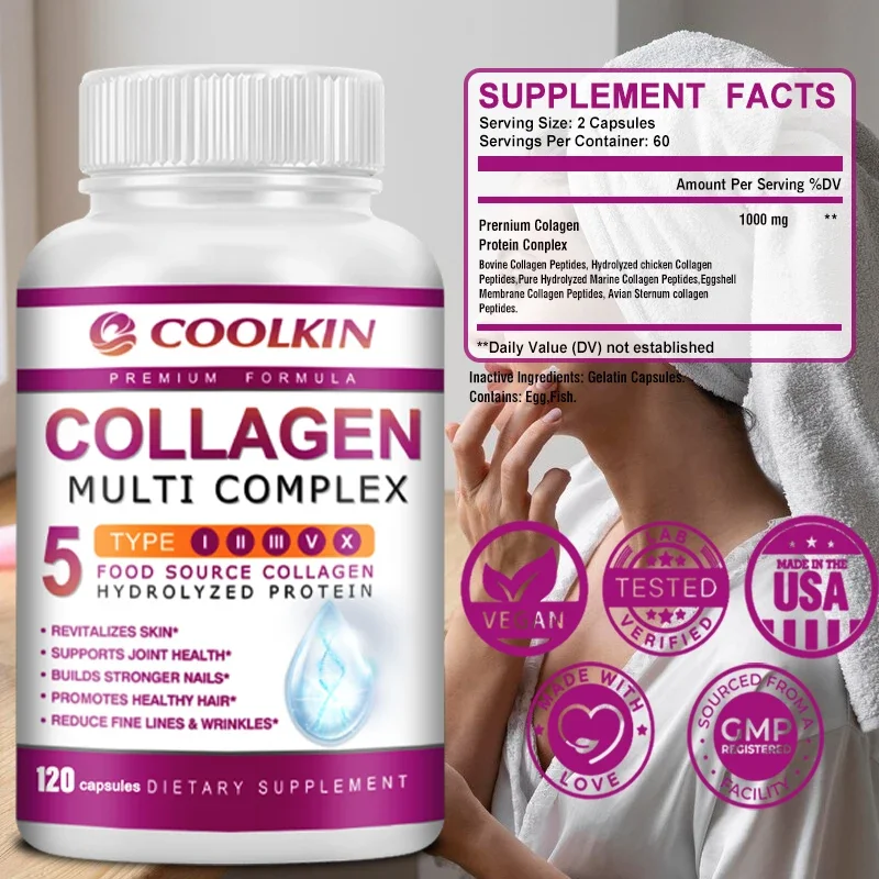 Kollagen-Multi-Komplex – Typen – Coffee X Bewertung und Preis